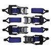 Roadpro RATCHETING TIE DOWN STRAPS-SET OF 4-5PC RP070542